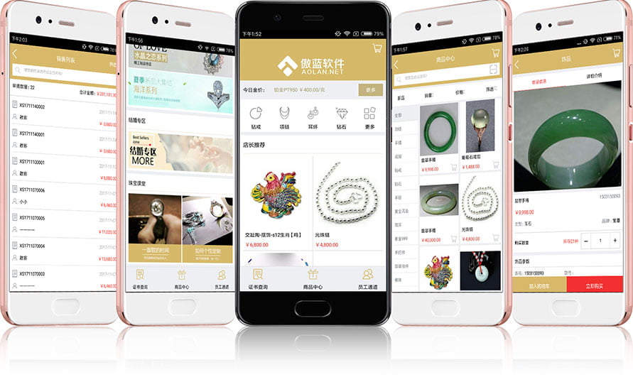 傲蓝珠宝饰品销售管理软件